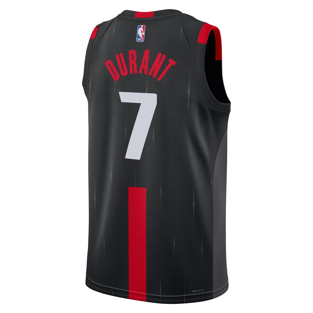 Jordan Brand Kevin Durant #7 Houston Rockets Black Statement Edition Jersey