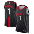 Jordan Brand Amen Thompson #1 Houston Rockets Black Statement Edition Jersey