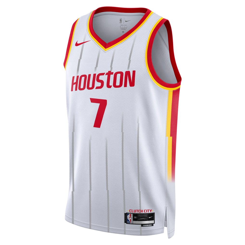 Nike Kevin Durant #7 Houston Rockets White City Edition Jersey