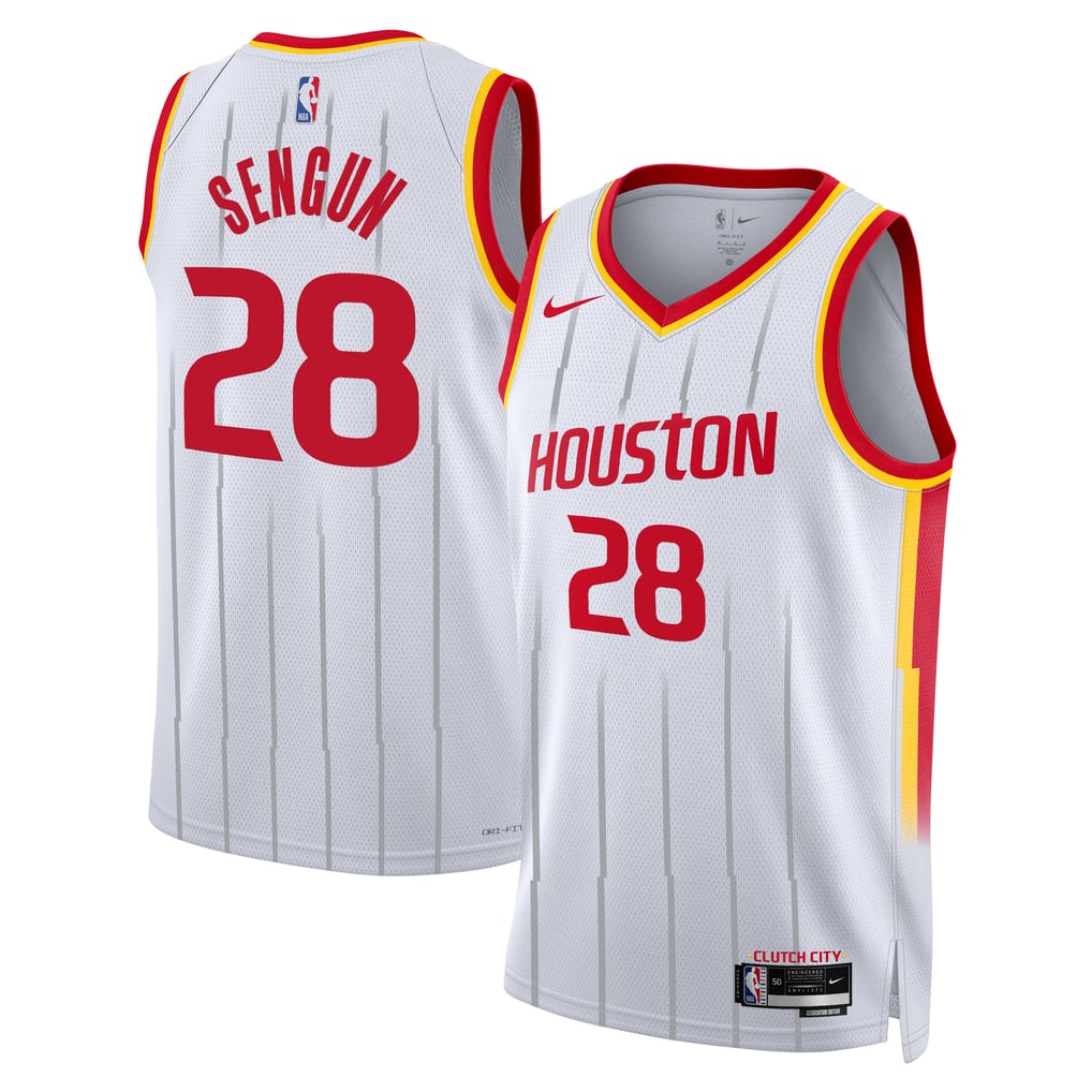 Nike Alperen Sengun #28 Houston Rockets White City Edition Jersey