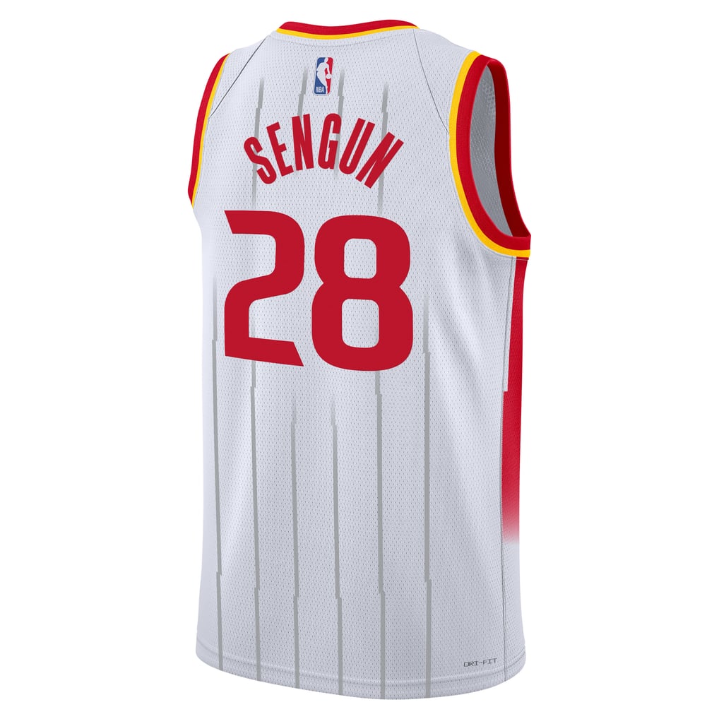 Nike Alperen Sengun #28 Houston Rockets White City Edition Jersey
