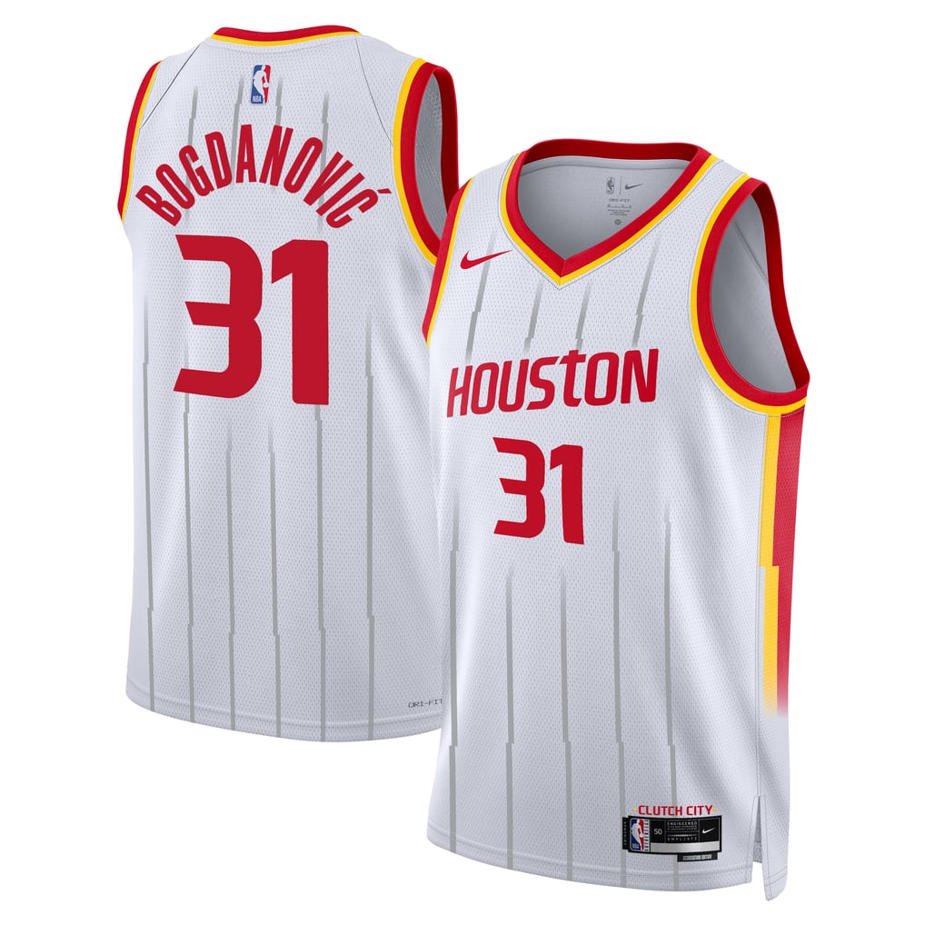 Nike Bogdan Bogdanovic #31 Houston Rockets Clutch City Edition Swingman Jersey