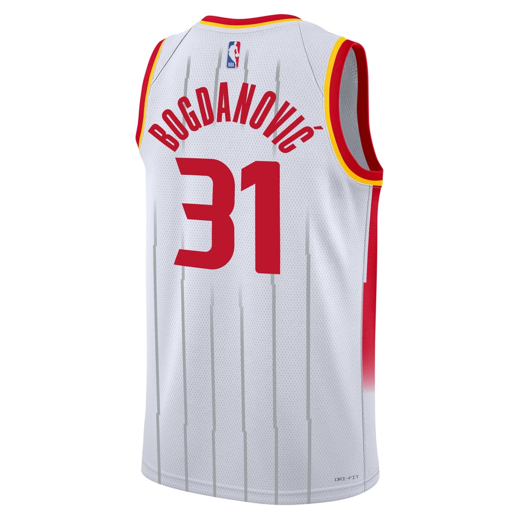 Nike Bogdan Bogdanovic #31 Houston Rockets Clutch City Edition Swingman Jersey