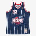 Mitchell & Ness Clyde Drexler #22 Houston Rockets 1996-97 Hardwood Classics Swingman Jersey