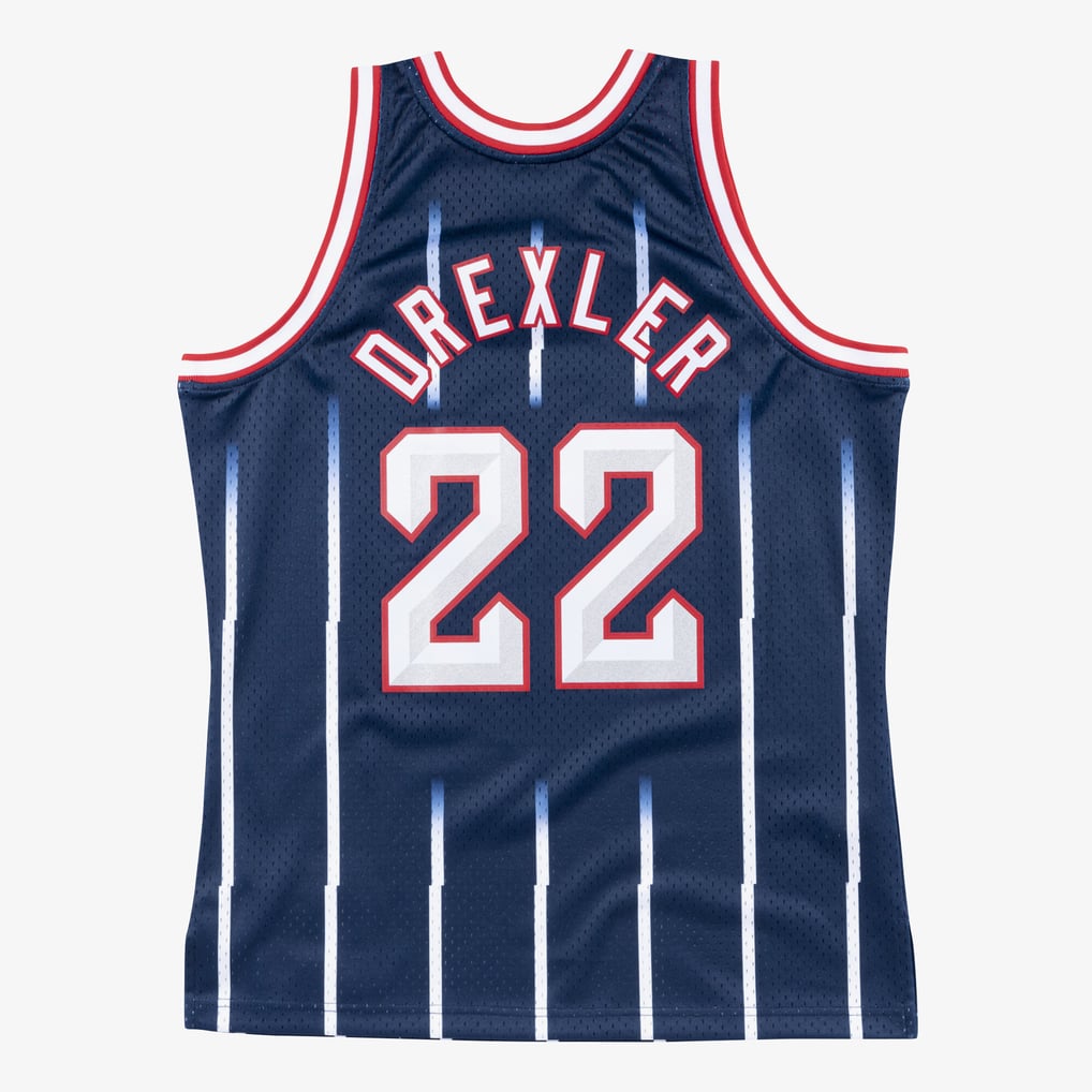 Mitchell & Ness Clyde Drexler #22 Houston Rockets 1996-97 Hardwood Classics Swingman Jersey