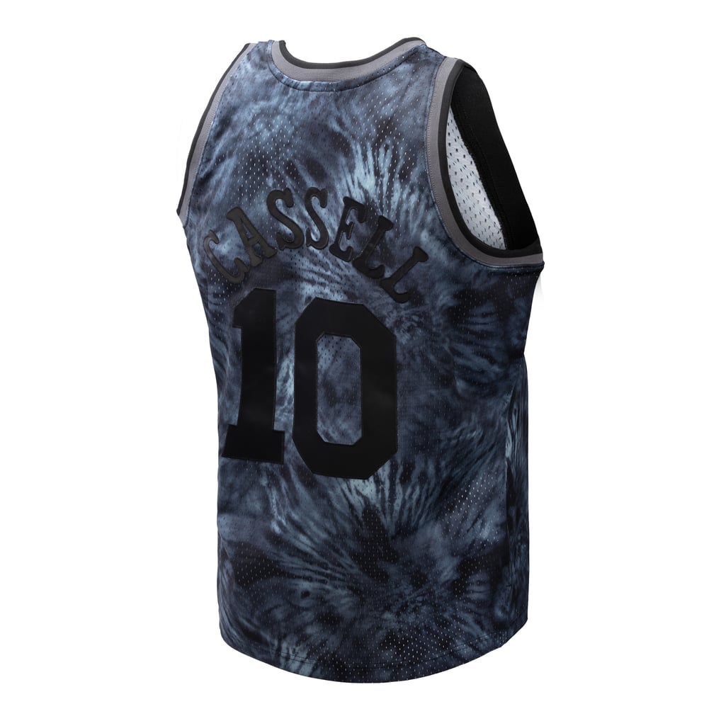 Mitchell & Ness Sam Cassell #10 Houston Rockets Galaxy Tie-Dye Hardwood Classics Swingman Jersey