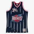Mitchell & Ness Hakeem Olajuwon #34 Houston Rockets 1996-97 Hardwood Classics Swingman Jersey