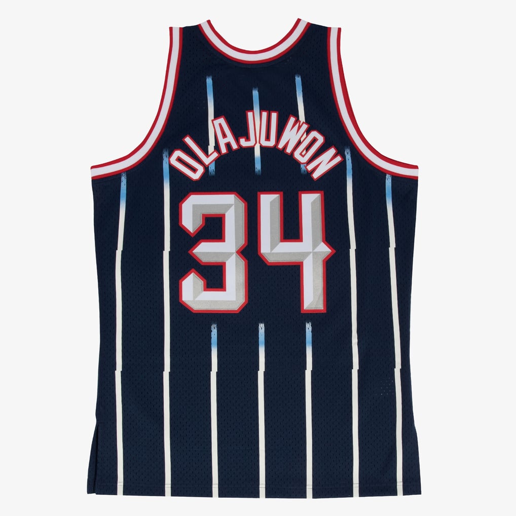 Mitchell & Ness Hakeem Olajuwon #34 Houston Rockets 1996-97 Hardwood Classics Swingman Jersey