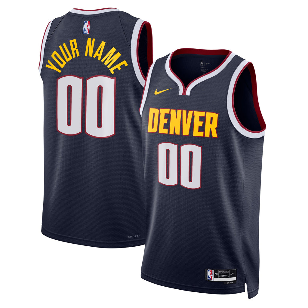 Nike Denver Nuggets Custom #00 Icon Edition Swingman Jersey