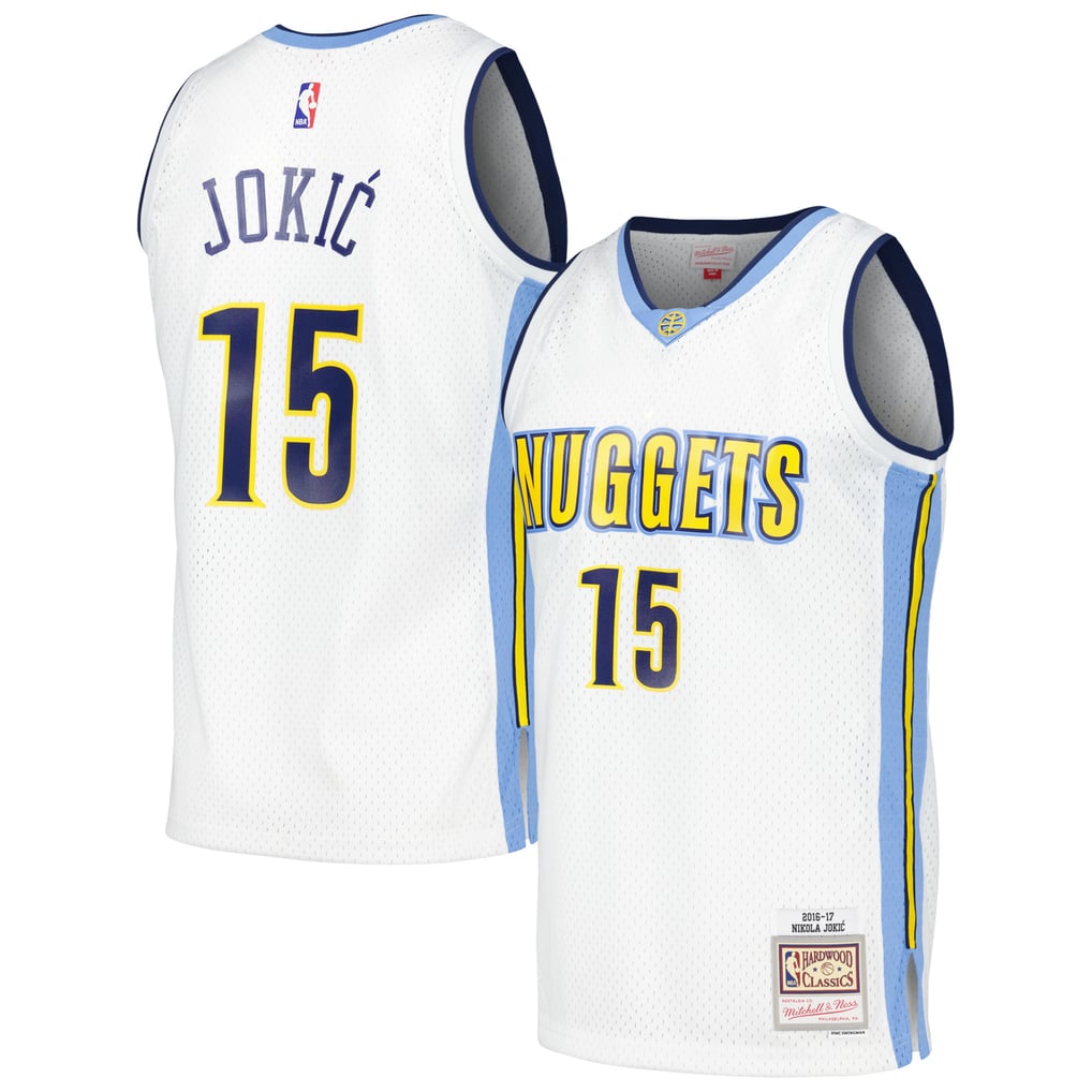 Mitchell & Ness Nikola Jokić #15 Denver Nuggets 2016-17 Hardwood Classics Swingman Jersey