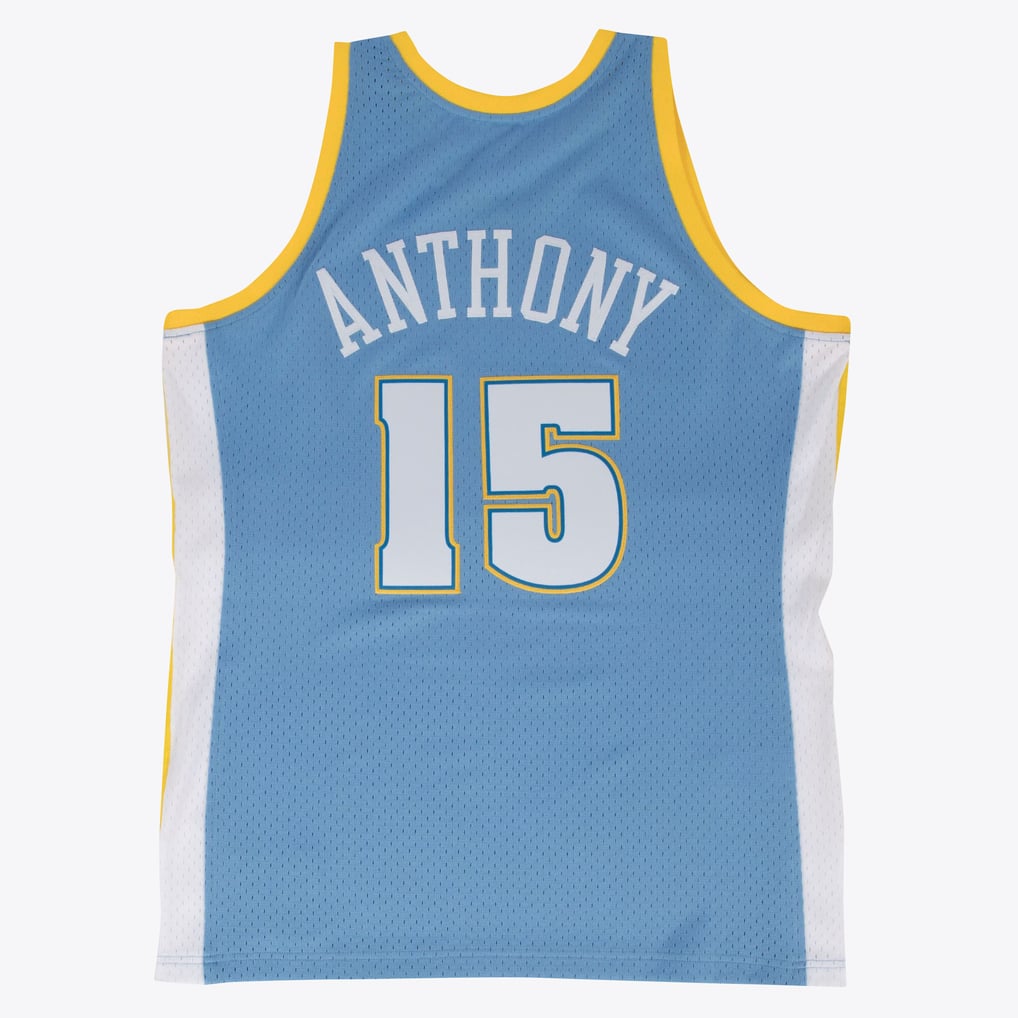 Mitchell & Ness Denver Nuggets Carmelo Anthony #15 Hardwood Classics Swingman Jersey