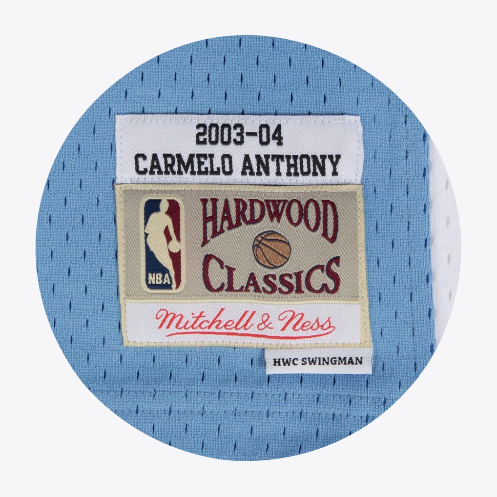 Mitchell & Ness Denver Nuggets Carmelo Anthony #15 Hardwood Classics Swingman Jersey