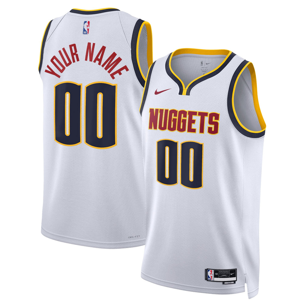 Nike Denver Nuggets Custom #00 Association Edition Swingman Jersey