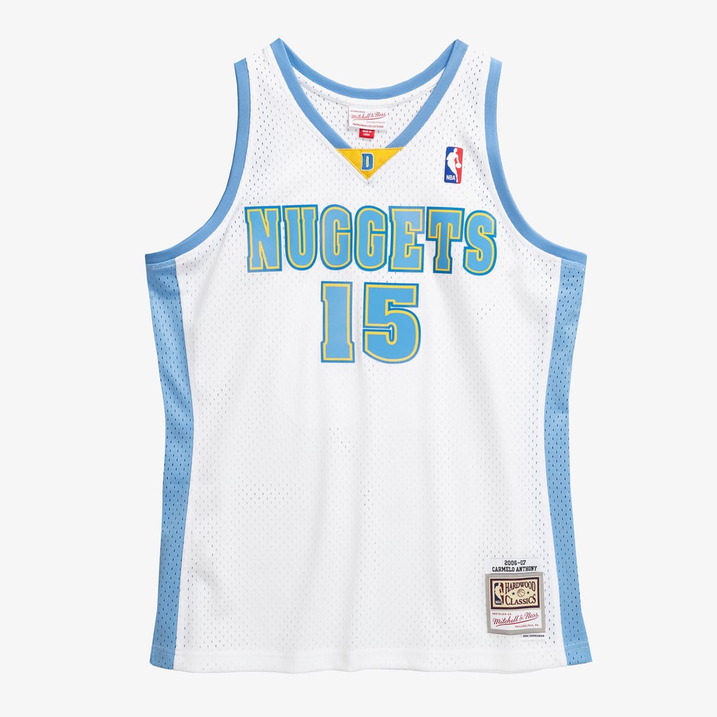 Mitchell & Ness Denver Nuggets Carmelo Anthony #15 2006-07 Hardwood Classics Swingman Jersey