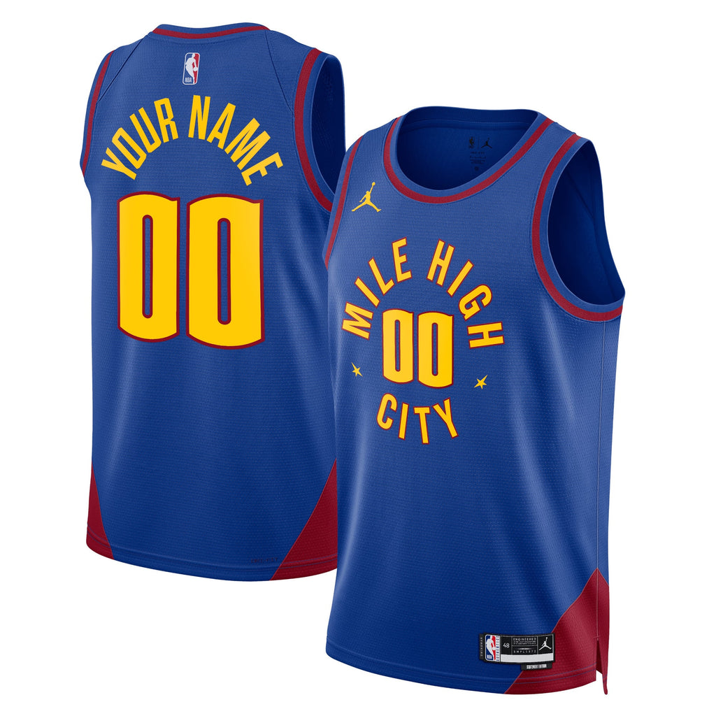 Jordan Denver Nuggets Custom #00 Statement Edition Swingman Jersey