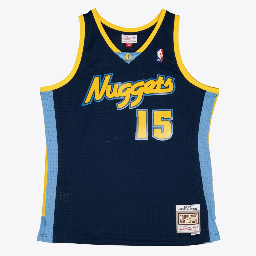 Mitchell & Ness Denver Nuggets Carmelo Anthony #15 2006-07 Hardwood Classics Swingman Jersey
