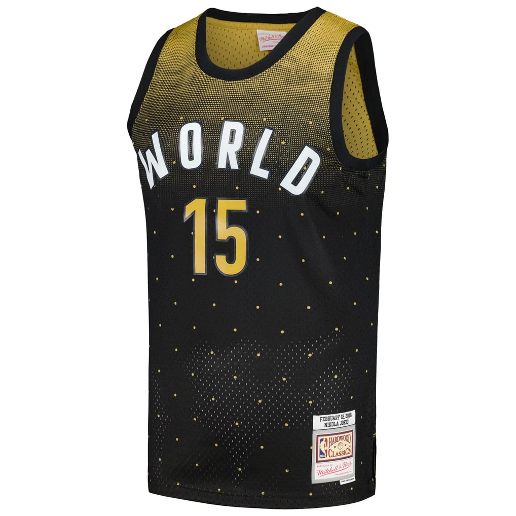 Nike nba store Mitchell & Ness Nikola Jokić #15 2016 Rising Stars World Team Hardwood Classics Swingman Jersey basketball jerseys