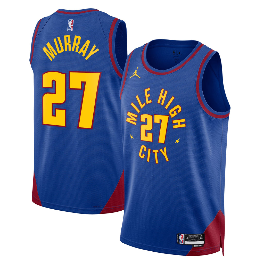 Nike nba store  Jordan Brand Denver Nuggets Jamal Murray #27 City Edition Swingman Jerse  basketball jerseysy