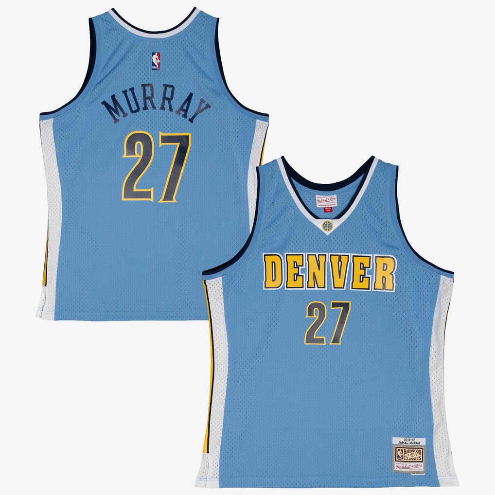 Nike nba store  Mitchell & Ness Denver Nuggets Jamal Murray #27 2016-17 Hardwood Classics Swingman Jersey basketball jerseys