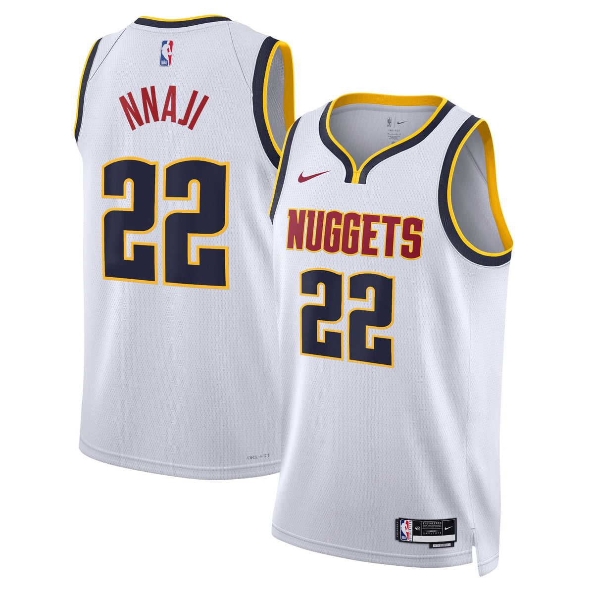 Nike Denver Nuggets #22 Association Edition Swingman Jersey