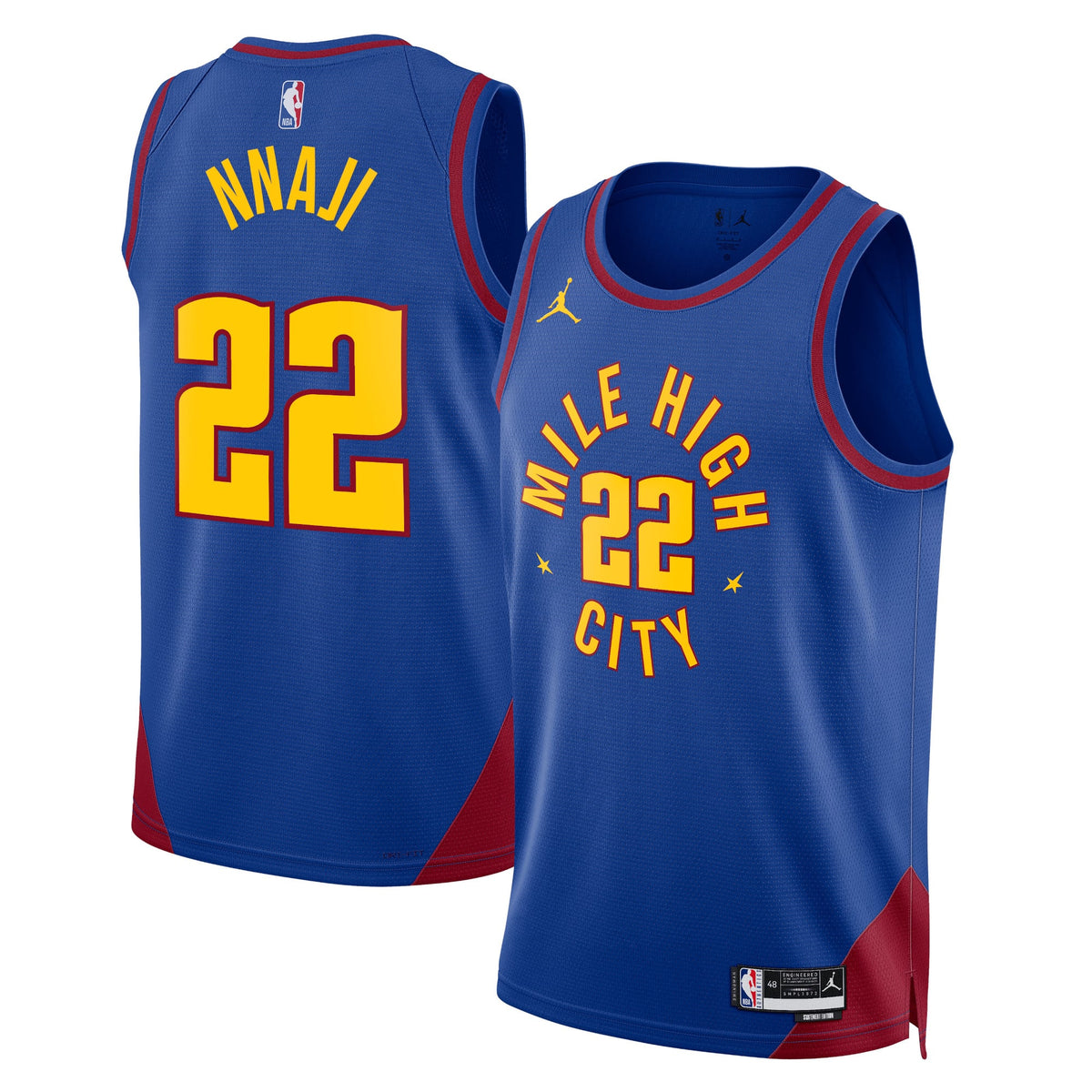 Jordan Brand Denver Nuggets #22 Mile High City City Edition Swingman Jersey