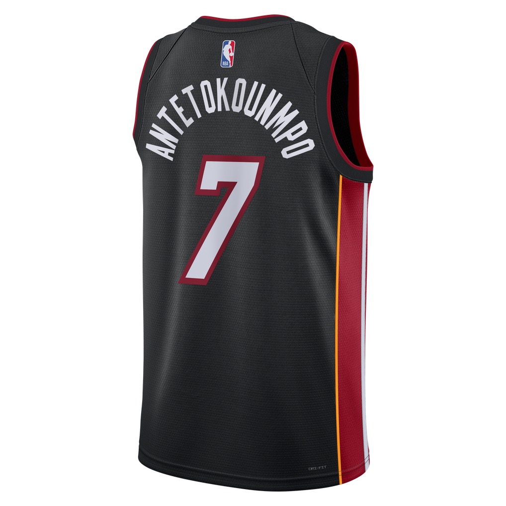 Nike Miami Heat Giannis Antetokounmpo #7 Swingman Jersey