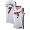 Nike Miami Heat Giannis Antetokounmpo #7 Swingman Jersey – White Association Edition