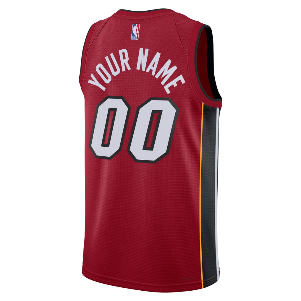 Jordan Brand Miami Heat #00 Custom Swingman Jersey – Red Statement Edition