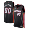 Nike Miami Heat #00 Custom Swingman Jersey – Black City Edition