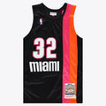 Nike nba store Mitchell & Ness Miami Heat Shaquille O'Neal #32 Hardwood Classics 2005-06 Authentic Jersey – Black basketball jerseys