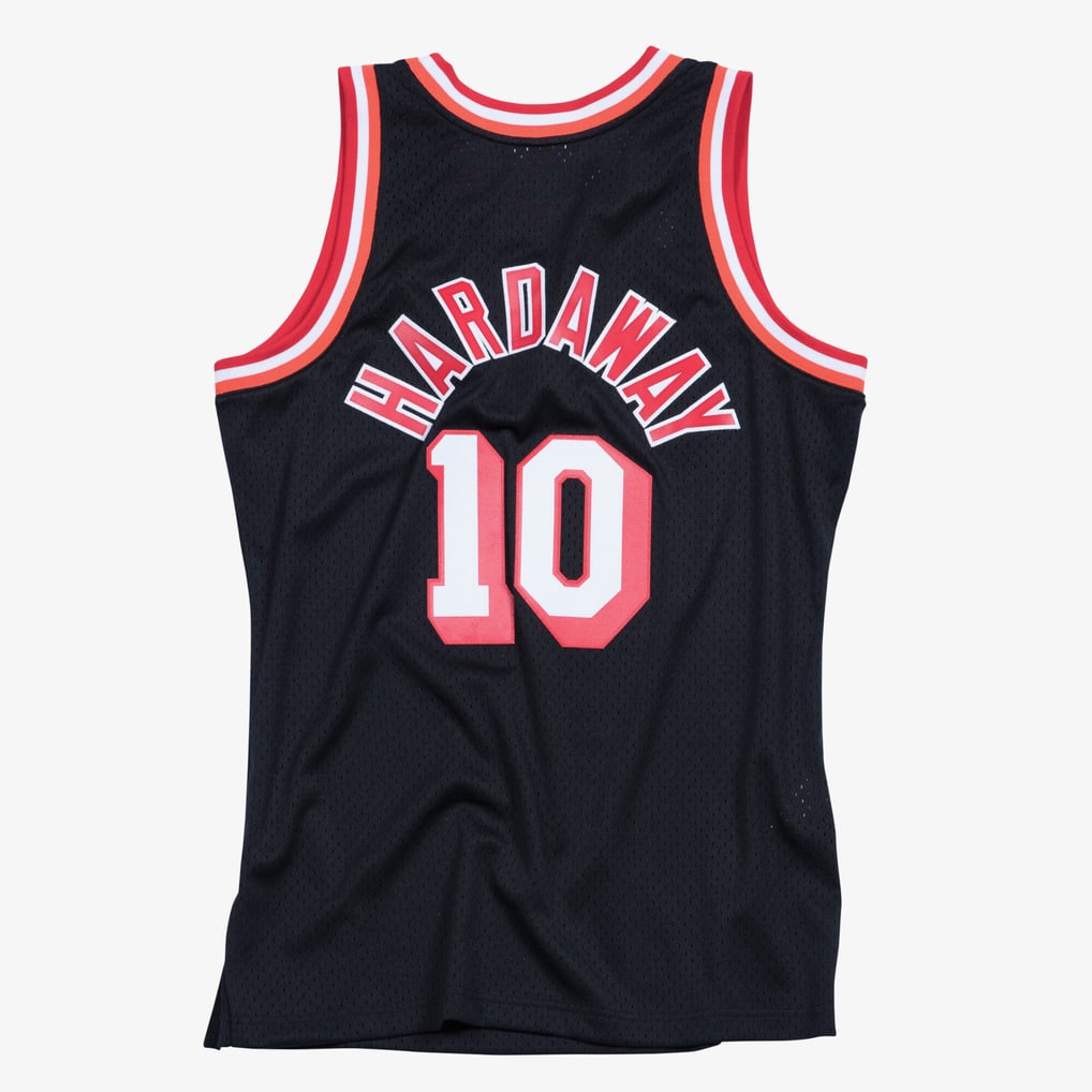 Nike nba store  Mitchell & Ness Miami Heat Tim Hardaway #10 Hardwood Classics 1996-97 Swingman Jersey – Black basketball jerseys