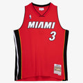 Nike nba store Mitchell & Ness Miami Heat Dwyane Wade #3 Hardwood Classics 2005-06 Swingman Jersey – Red basketball jerseys