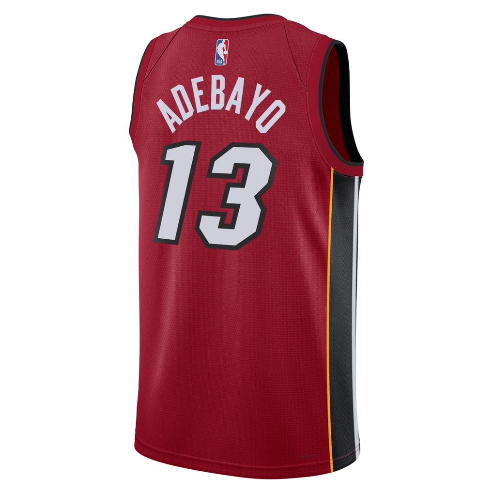 Nike nba store Jordan Brand Miami Heat Bam Adebayo #13 Statement Edition Swingman Jersey – Red basketball jerseys