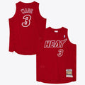 Nike nba store Mitchell & Ness Miami Heat Dwyane Wade #3 Hardwood Classics Christmas Day 2013 Authentic Jersey – Red basketball jerseys