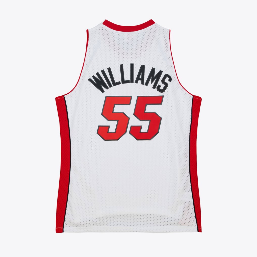 Nike nba store Mitchell & Ness Miami Heat Jason Williams #55 Hardwood Classics 2005-06 Swingman Jersey – White basketball jerseys