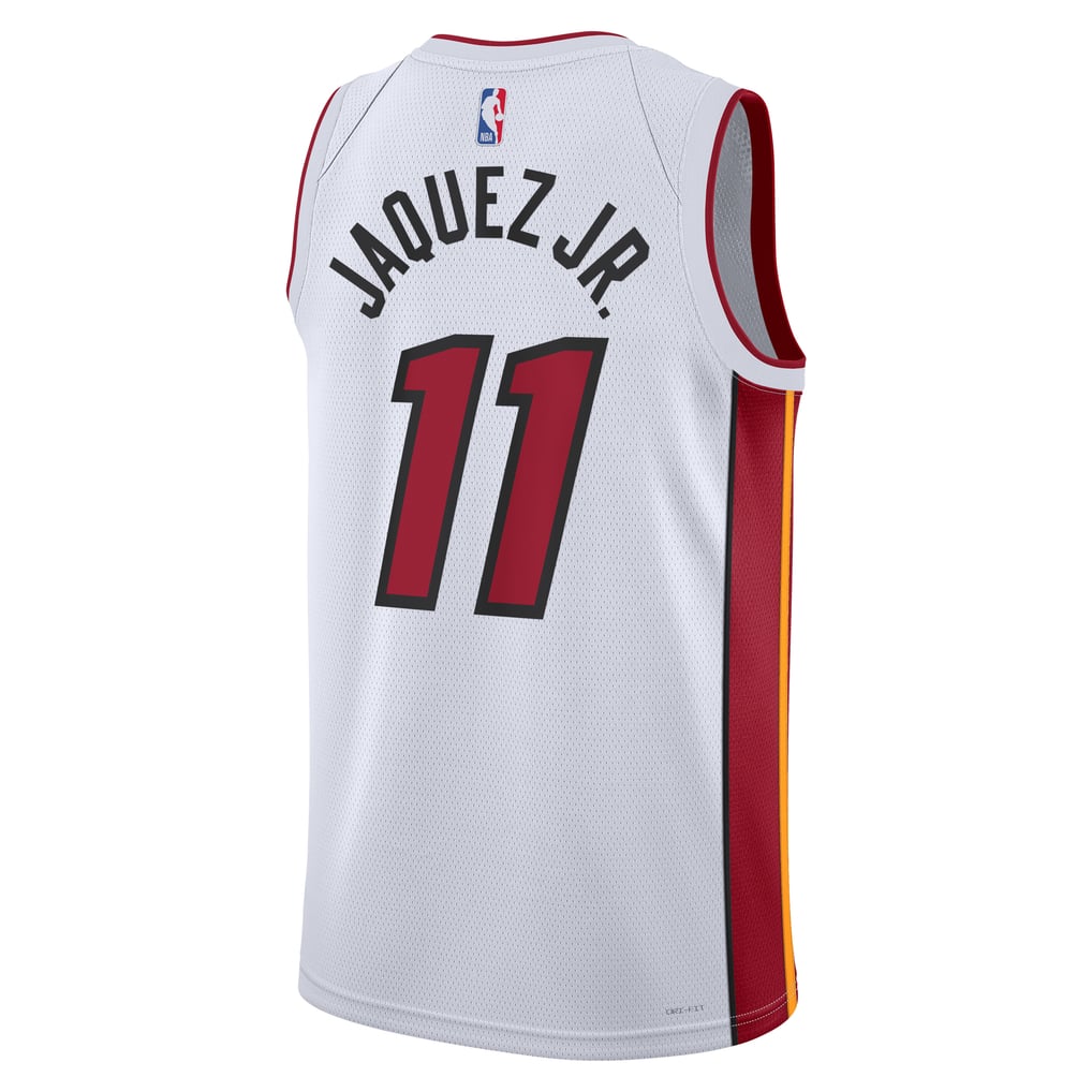 Nike nba store Miami Heat Jaime Jaquez Jr. #11 Association Edition Swingman Jersey – White basketball jerseys