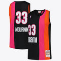 Nike nba store Mitchell & Ness Miami Heat Alonzo Mourning #33 Hardwood Classics 2005-06 Swingman Jersey – Black Multicolor basketball jerseys