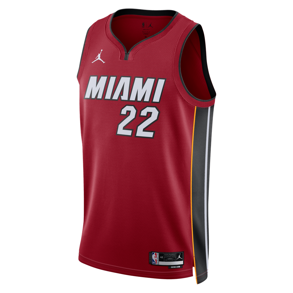 Nike nba store  Jordan Brand Miami Heat Andrew Wiggins #22 Statement Edition Swingman Jersey – Red basketball jerseys