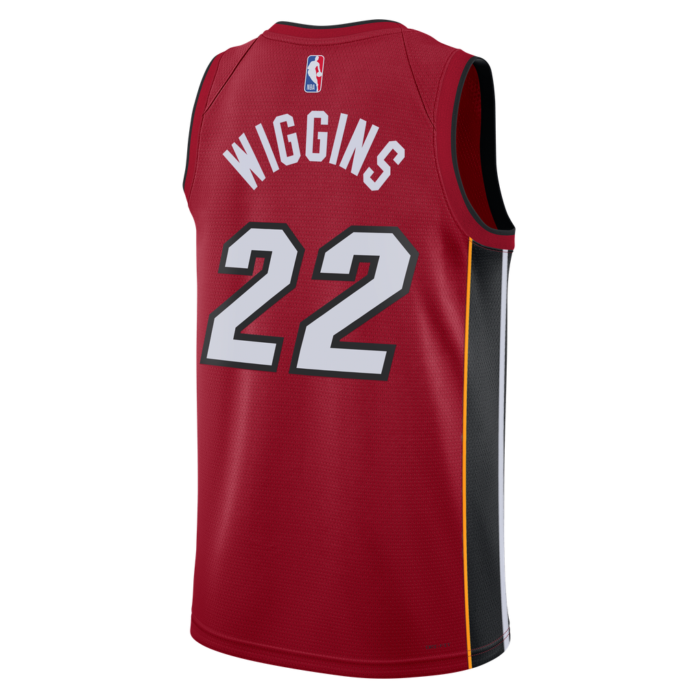 Nike nba store  Jordan Brand Miami Heat Andrew Wiggins #22 Statement Edition Swingman Jersey – Red basketball jerseys