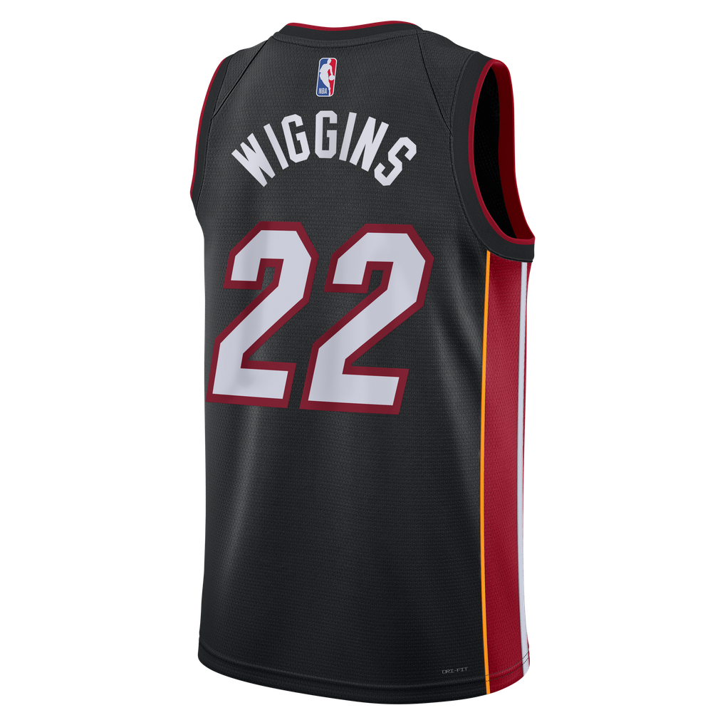 Nike nba store  Miami Heat Andrew Wiggins #22 Icon Edition Swingman Jersey – Black  basketball jerseys
