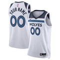 Nike Minnesota Timberwolves Custom Association Edition Swingman Jersey – White