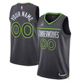 Jordan Brand Minnesota Timberwolves Custom Statement Edition Swingman Jersey – Black