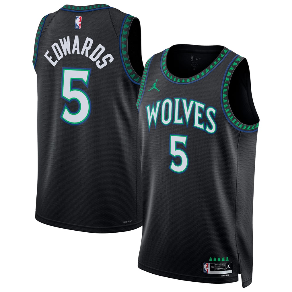 Jordan Brand Minnesota Timberwolves Anthony Edwards #5 Statement Edition Swingman Jersey – Black