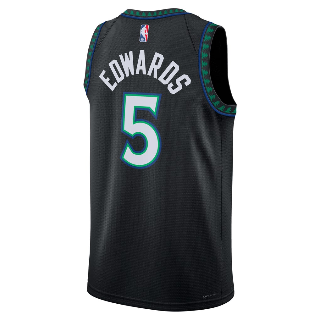 Jordan Brand Minnesota Timberwolves Anthony Edwards #5 Statement Edition Swingman Jersey – Black