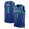 Nike Minnesota Timberwolves LaMelo Ball #1 Icon Edition Swingman Jersey – Blue