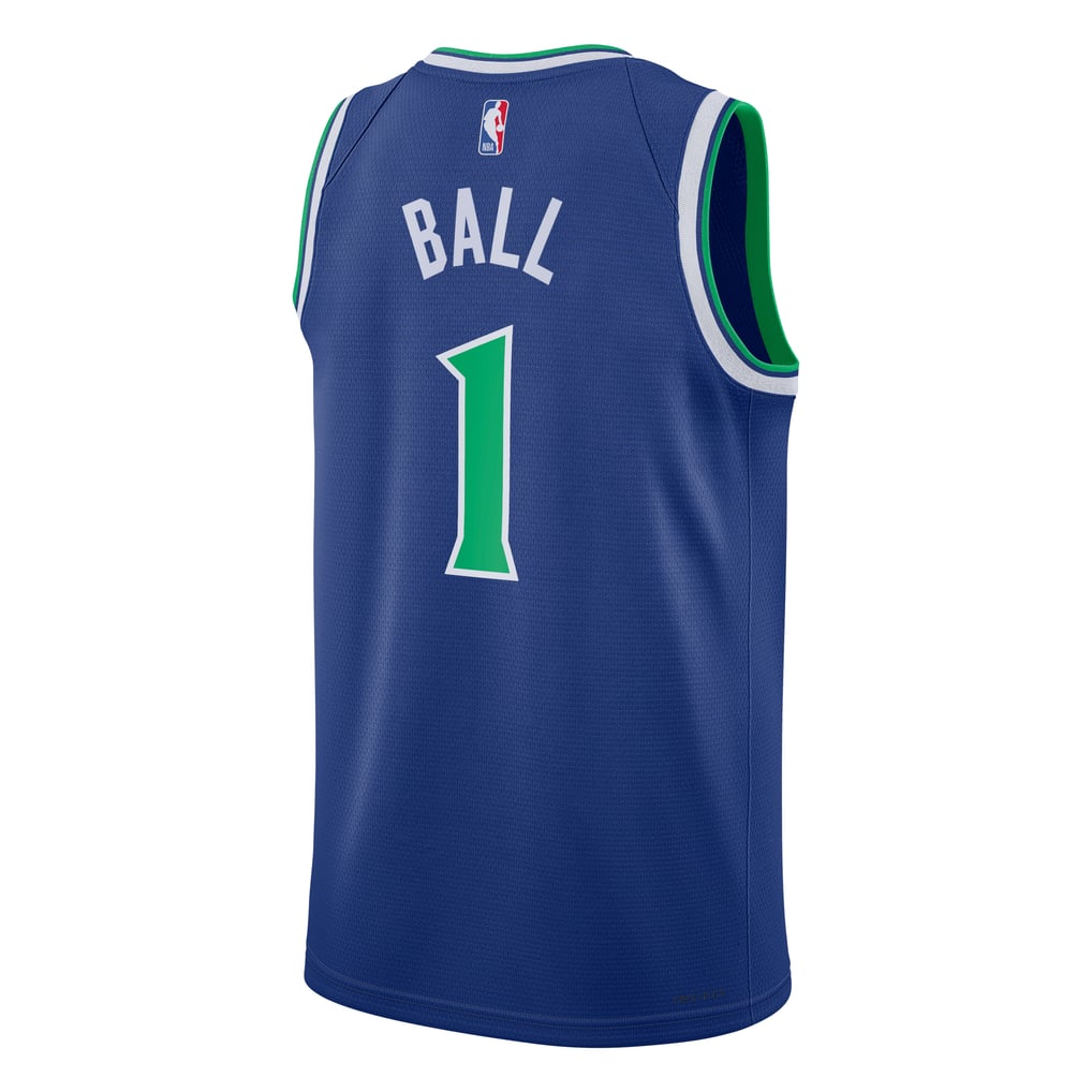 Nike Minnesota Timberwolves LaMelo Ball #1 Icon Edition Swingman Jersey – Blue