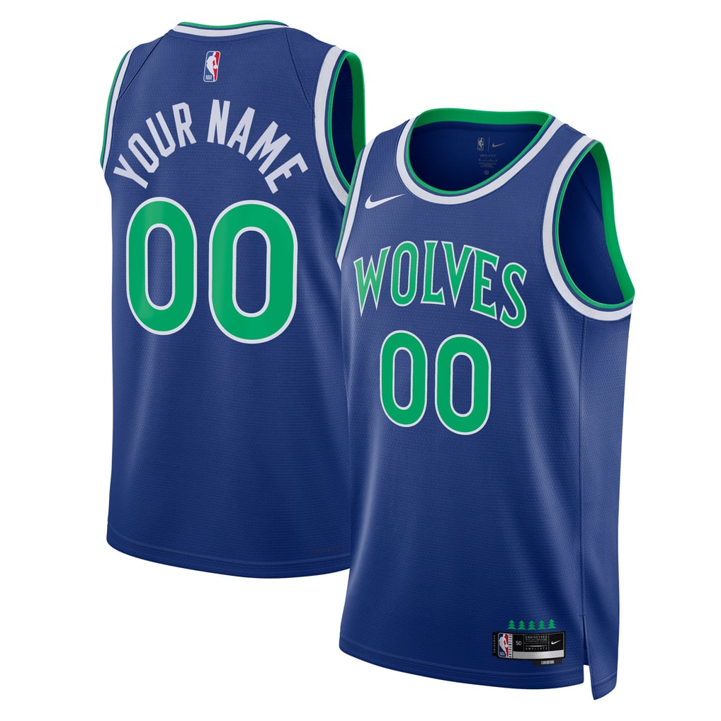Nike Minnesota Timberwolves Custom Icon Edition Swingman Jersey – Blue