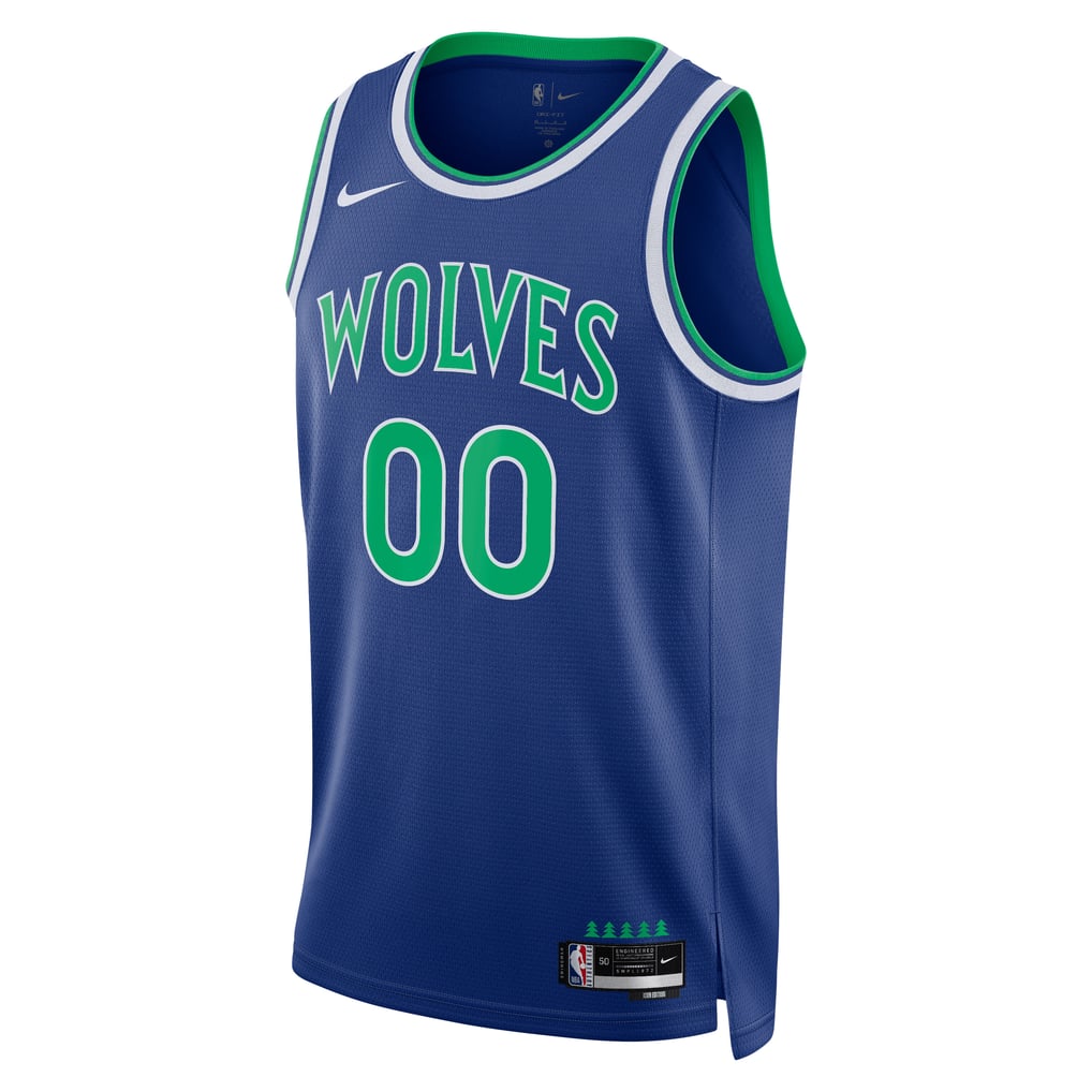 Nike Minnesota Timberwolves Custom Icon Edition Swingman Jersey – Blue
