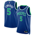 Nike Minnesota Timberwolves Anthony Edwards #5 Icon Edition Swingman Jersey – Blue