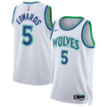 Nike Minnesota Timberwolves Anthony Edwards #5 Association Edition Swingman Jersey – White